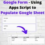Apps Script Google Forms