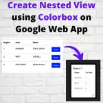 Colorbox Google Web App