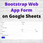 Google Web App Bootstrap