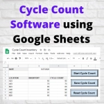 Cycle Count Google Sheets