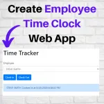 Employee Time Clock Web App