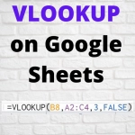 VLOOKUP Function Google Sheets